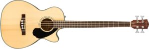 Fender CB-60SCE Acoustic-Electric Bass is the best acoustic electric bass