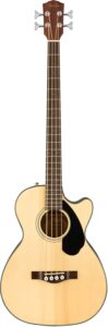 Fender CB-60SCE Beginner Acoustic-Electric Beginner Bass Guitar