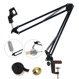 Etubby Upgraded Microphone Suspension Boom Scissor Arm Stand