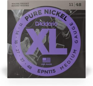 D’Addario EPN115 Pure Nickel Electric Guitar Strings