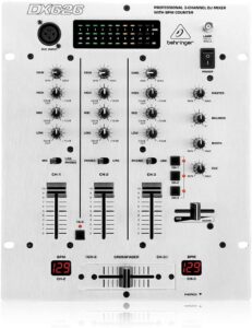 Behringer Pro Mixer DX626 3-Channel Scratch DJ Mixer