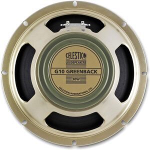 Celestion G10 Greenback 16 Ohm Speaker is one of the best 16 ohm speakers