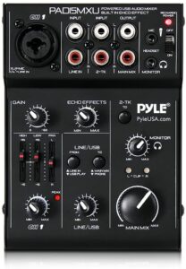 Pyle PAD15MXU DJ Mixer