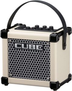 Roland Micro Cube GX is the best amp for cigar box guitar