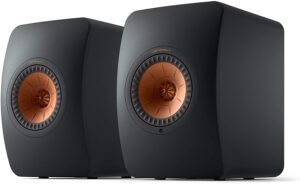 KEF LS50 Wireless II are the best speakers for Bluesound Powernode 2i