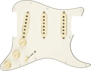 Fender Prewired Stratocaster Pickguard is the best loaded pickguard for Strat